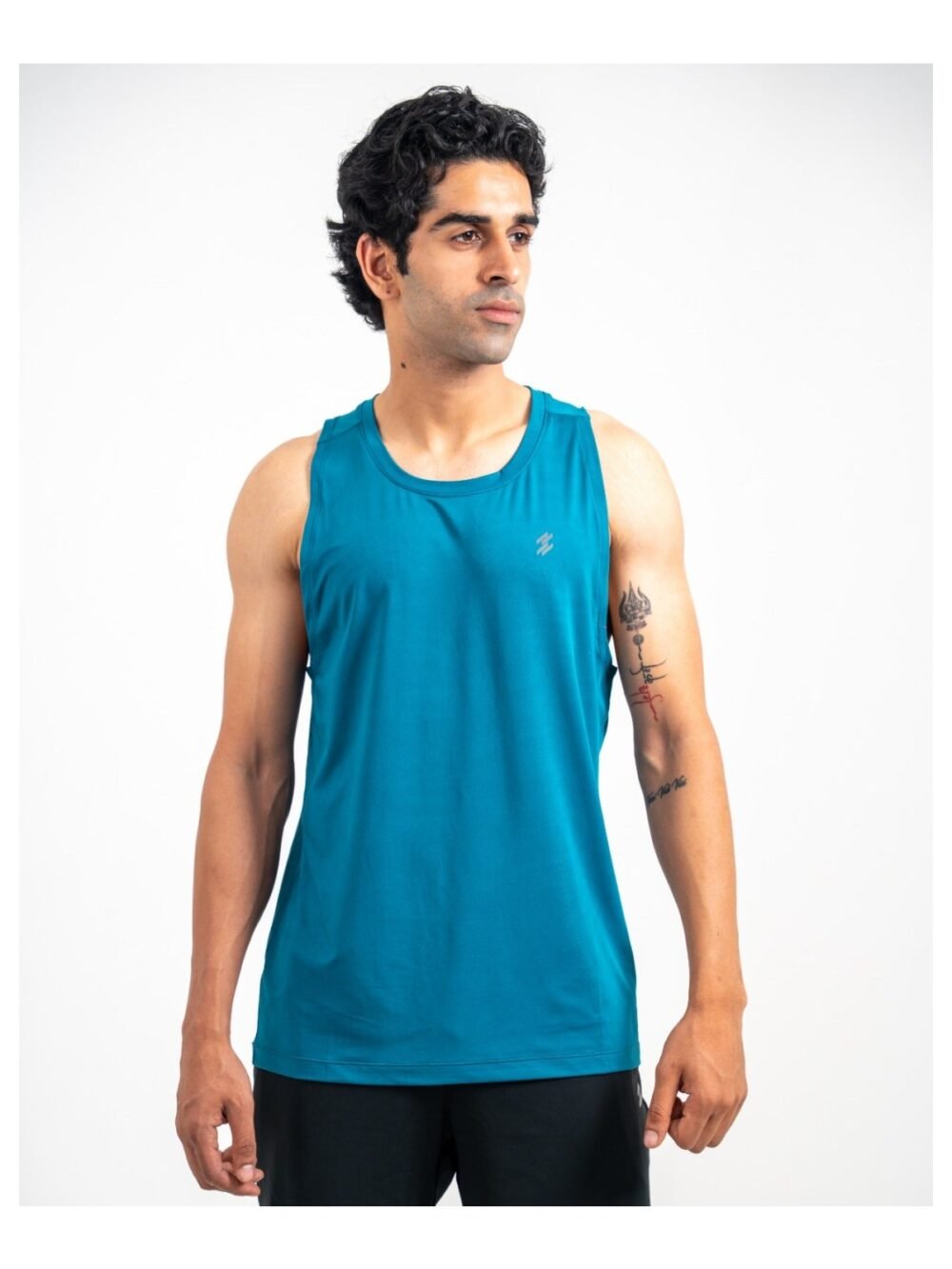 DCYPHR Men`s AUSM5X™ Mesh Singlet in Atlantic Green — DCYPHR