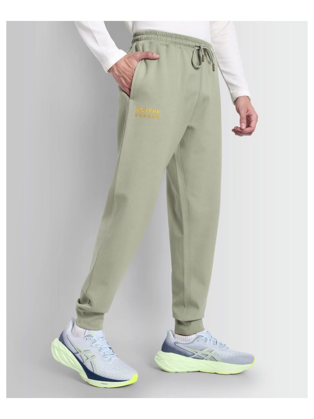 Decode Essentials Joggers in Muted Mint — DCYPHR
