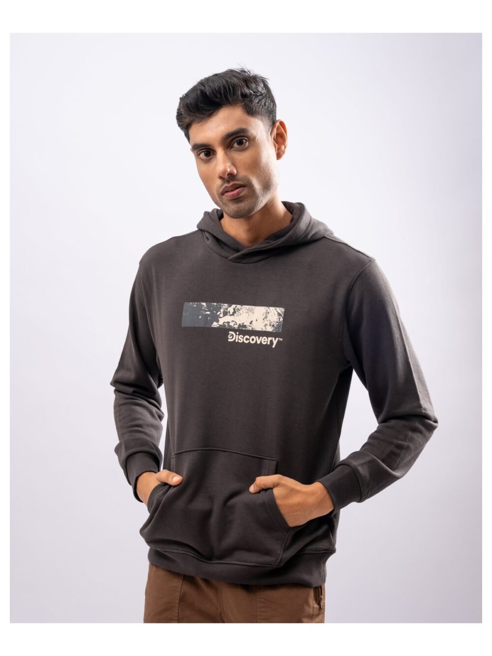 DISCOVERY Men’s Eclipse Zone Hoodie in Dark Knight — DCYPHR