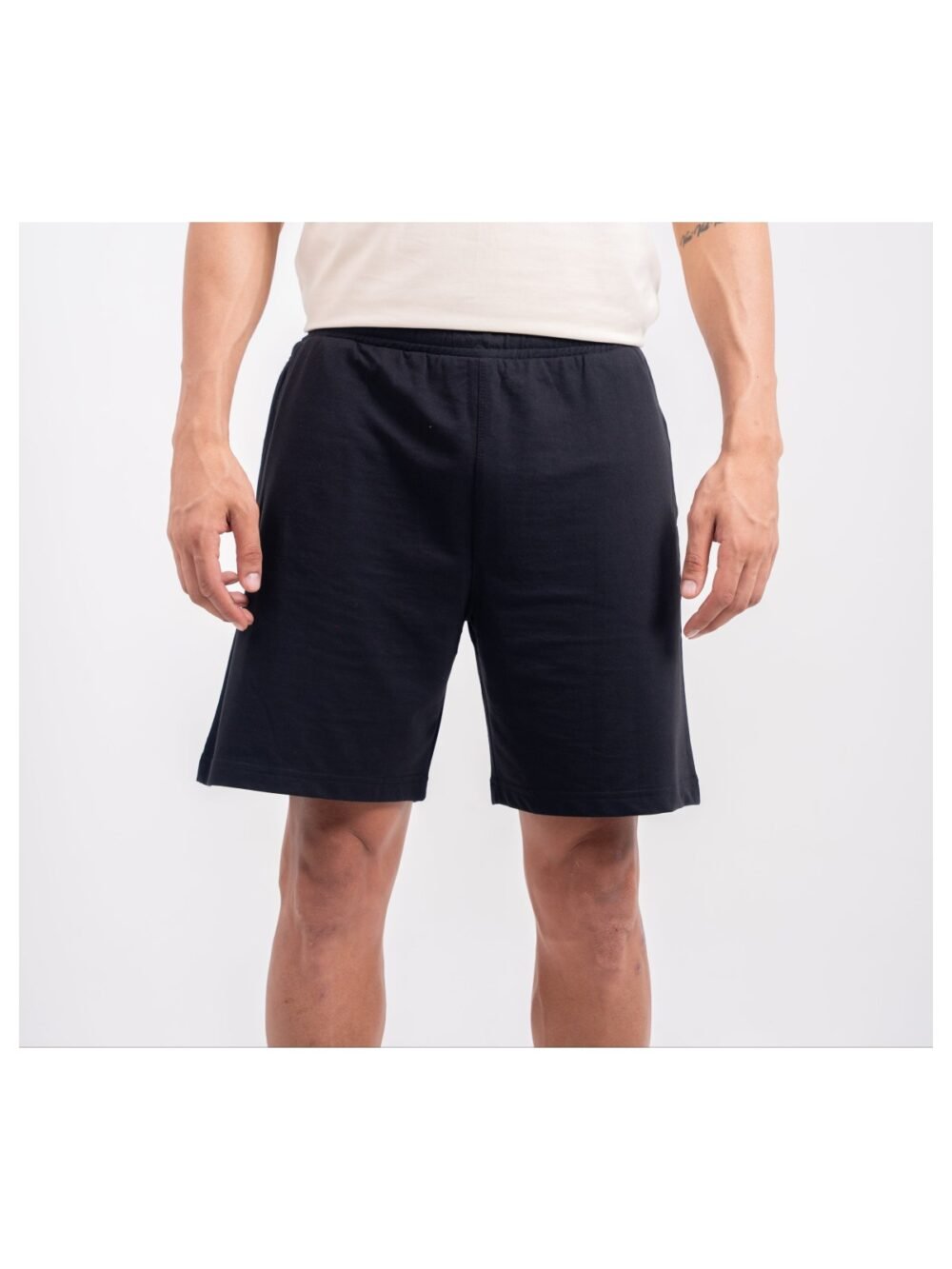 Men's AllDay Terry Shorts in Dark Night — DCYPHR