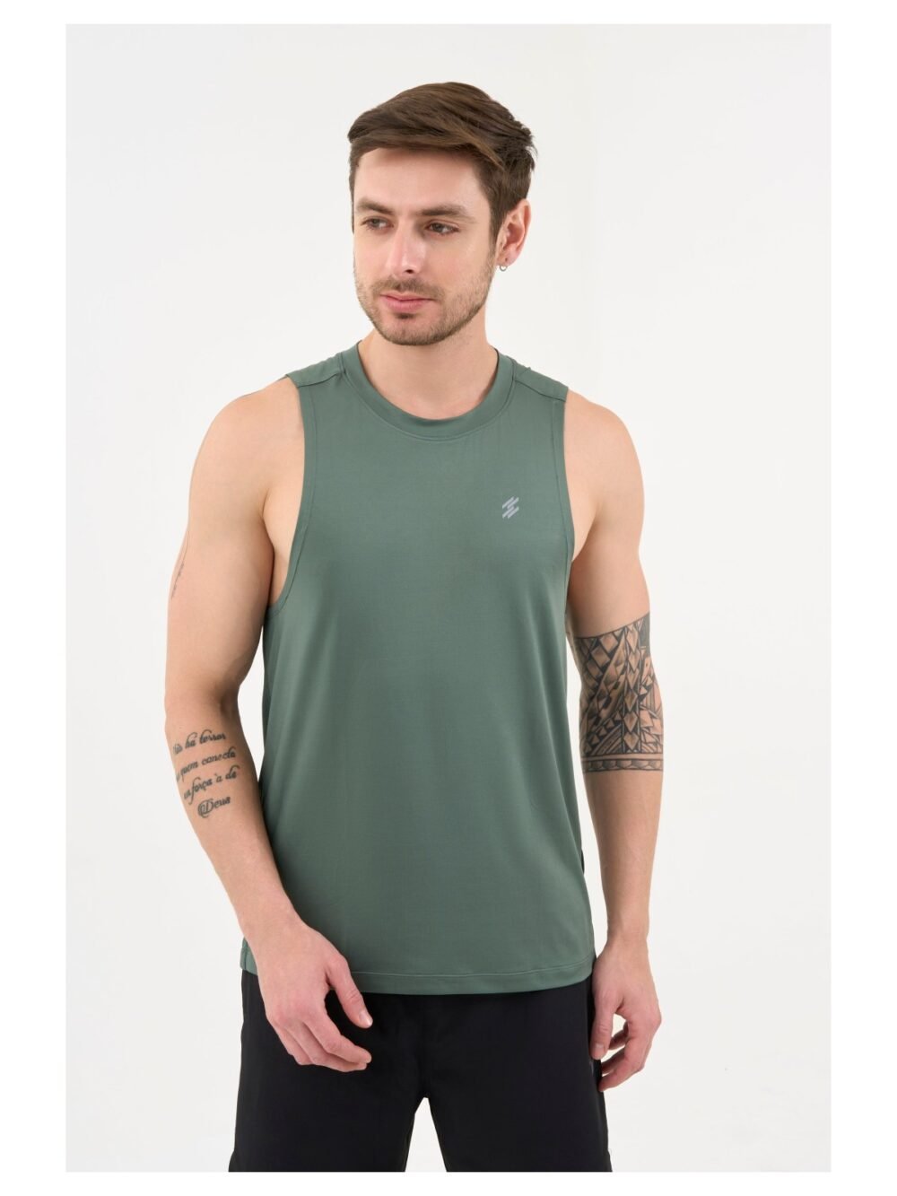 Men's AUSM5X™ Mesh Tank Top in Deep Emerald — DCYPHR