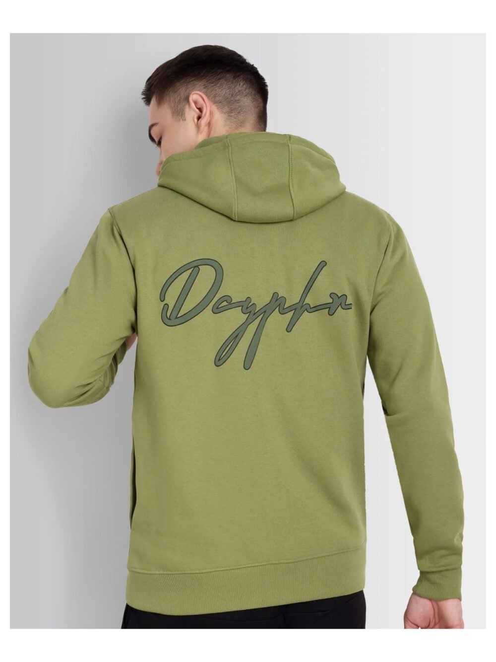 Signature Style Hoodie in Green Olive — DCYPHR